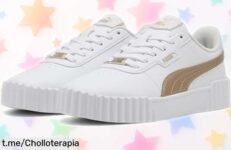 Zapatillas Puma Carina 3.0 para mujer: diseño icónico y super chollo a precio loco, ¡búscalas ya y siente la frescura en cada paso antes de que se agoten!