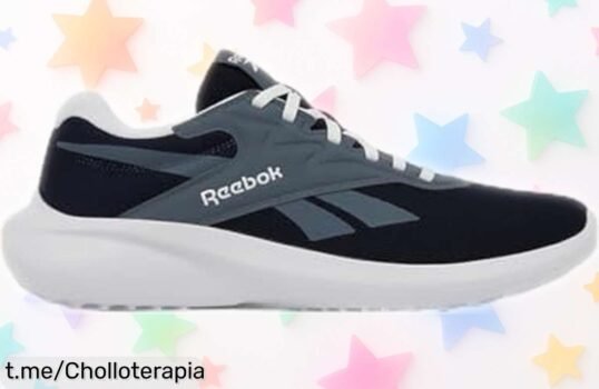 Zapatillas Reebok para hombre con amortiguación que te hacen volar, ¡precio rebajado increíble! Aprovecha antes de que vuelen y siente la energía en cada paso.
