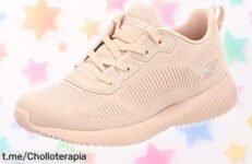 Zapatillas Skechers Bobs Squad Tough Talk con suela ultra resistente y precio rebajado que vuela, ¡no te quedes sin las tuyas antes de que se agoten!