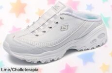 Zapatillas Skechers D’LITES white con estilo irresistible y precio rebajado de locura, ¡apurate porque quedan pocas! Haz que tus pies brillen hoy mismo.