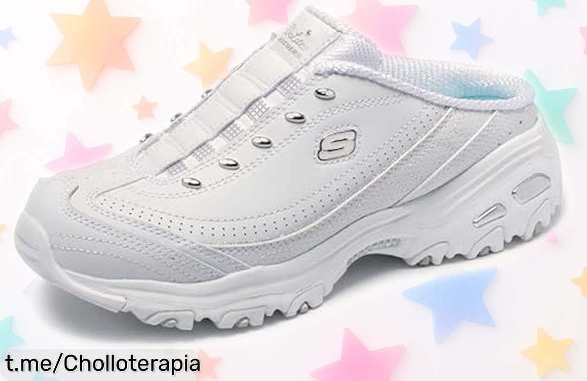 Zapatillas Skechers D’LITES white con estilo irresistible y precio rebajado de locura, ¡apurate porque quedan pocas! Haz que tus pies brillen hoy mismo.