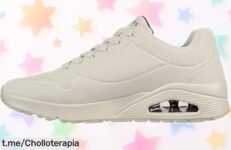 Zapatillas Skechers para hombre con ajuste perfecto y suela imparable ¡Rebajadas a precio increíble! No te quedes sin estas envidiables zapatillas que realzan tu estilo.