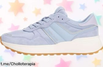 Zapatillas Tommy Jeans Runner en ante azul, el super chollo que te dará un estilo noventero irresistible. ¡Corre y no dejes pasar esta oportunidad única!