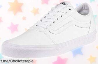 Zapatillas Vans Ward para hombre, super chollo blancas con suela antideslizante; precio rebajado que no volverás a ver ¡Siente la diferencia en cada paso y actúa ya!