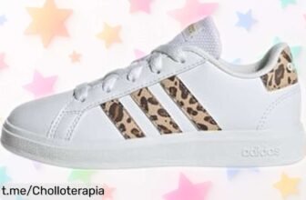 Zapatillas adidas Grand Court kids con diseño clásico y suela resistente a precio loco, ¡un super chollo que tu pequeño no se puede perder!