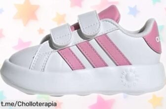 Zapatillas adidas Grand Court para niños a precio loco, súper resistentes y con diseño moderno: ¡ofertón limitado que hará brillar a tus peques!