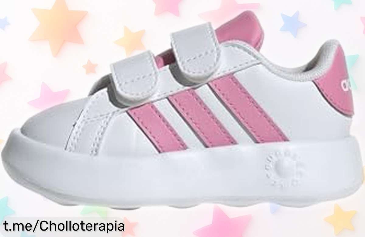 Zapatillas adidas Grand Court para niños a precio loco, súper resistentes y con diseño moderno: ¡ofertón limitado que hará brillar a tus peques!