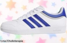 Zapatillas adidas Hoops 4.0 unisex, estilo clásico y suela ultra resistente a precio rebajado, aprovecha antes de que se agoten ¡Siente la energía en cada paso!