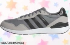 Zapatillas adidas Run 60s para hombre con diseño clásico a precio rebajado, ¡jaque mate al aburrimiento en cada paso! Aprovecha este super chollo antes de que se esfume.