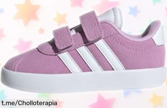 Zapatillas adidas para niños que brillan con estilo único a precio rebajado, ¡aprovecha este super chollo antes de que se acaben y haz sonreír a tu peque!