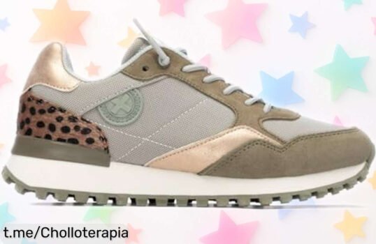 Zapatillas mujer kaki XTI con tira trasera y plantilla extraíble a precio rebajado, no dejes escapar este super chollo ¡Pisa fuerte y disfruta cada paso!