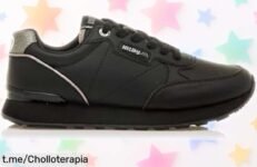Zapatillas negras MTNG a precio loco, diseño moderno y versátil para brillar en cada paso. ¡Aprovecha este ofertón limitado antes de que se agoten!
