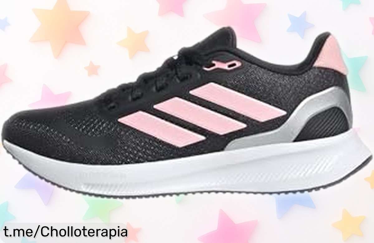 Zapatos adidas Runfalcon para niños, transpirables y con cordones fáciles, ahora a precio rebajado: ¡sorpresas en cada paso de diversión!