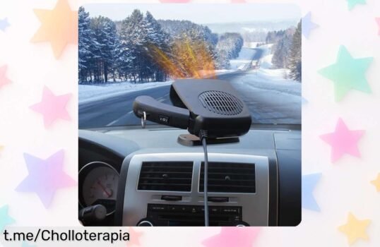 Calentador y enfriador de coche PLLYPE con base giratoria 360º, ¡precios rebajados que vuelan! No dejes pasar esta oportunidad de conducir cómodamente y ver todo claro.