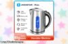 Hervidor eléctrico de acero inoxidable 1,7 L con iluminación LED y base 360º a precio increíble; ¡corre que este ofertón no durará y tu cocina lo necesita!