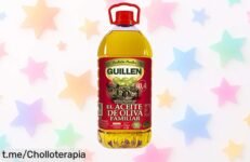 Aceite de oliva suave Guillén 5L a precio rebajado: sabor delicado y menos acidez que hará vibrar tus platos. ¡No te quedes sin el tuyo, corre antes de que se acabe!