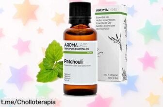 Aceite esencial Pachuli BIO para relajar tu mente y cuidar tu piel, ¡super chollo a precio rebajado! No dejes pasar esta oportunidad única de disfrutar momentos especiales.