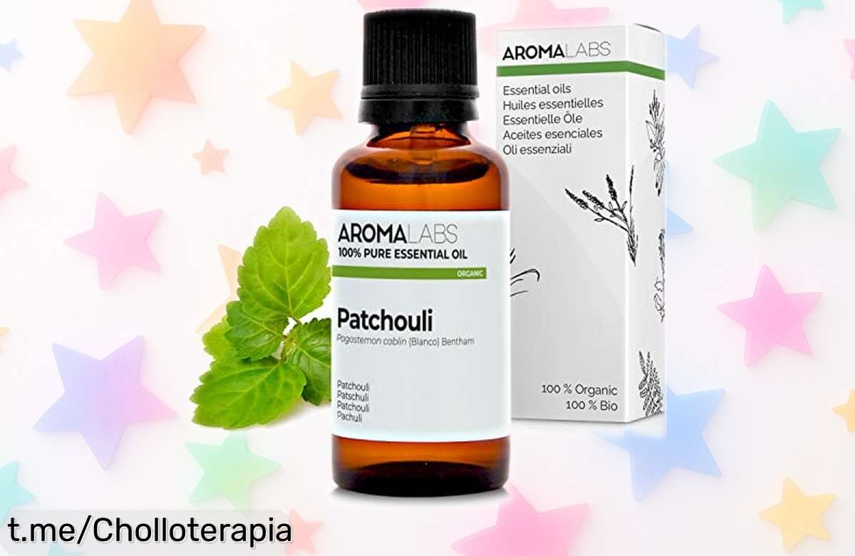 Aceite esencial Pachuli BIO para relajar tu mente y cuidar tu piel, ¡super chollo a precio rebajado! No dejes pasar esta oportunidad única de disfrutar momentos especiales.