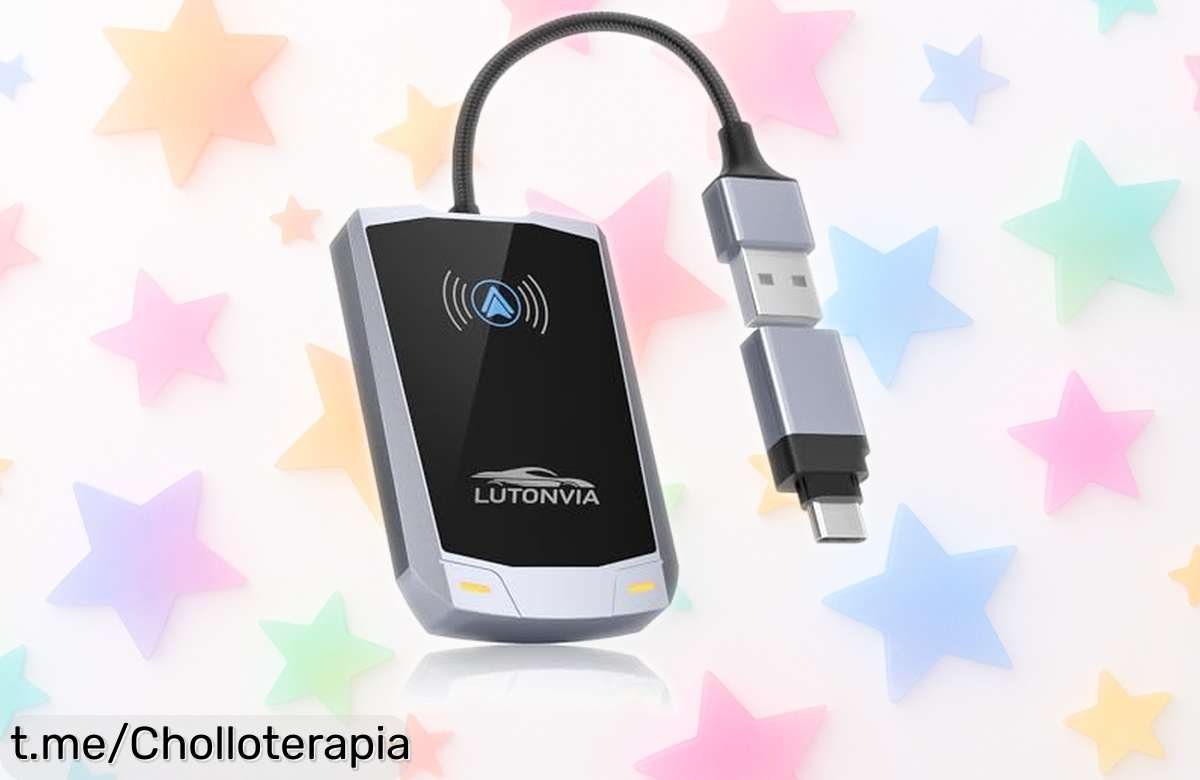Adaptador Android Auto sin cables para coche: olvida el lío de cables y lleva tu música a otro nivel. ¡No te quedes sin él, es un super chollo que vuela!
