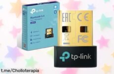 Adaptador Bluetooth 5.3 USB TPLink UB500 a precio rebajado para que disfrutes de música y llamadas sin interrupciones, ¡aprovéchalo antes de que se agote!