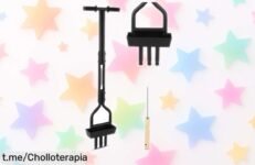 Aireador de césped ZEMBSOYA en metal negro: ¡Chollazo limitado para un jardín impecable y saludable a precio increíble, embellece tu hogar hoy mismo!