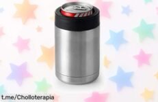 Aislante para latas doble pared Gteller que mantiene tu bebida siempre en su punto; ¡super chollo por tiempo limitado, no te lo pierdas y saborea cada momento!