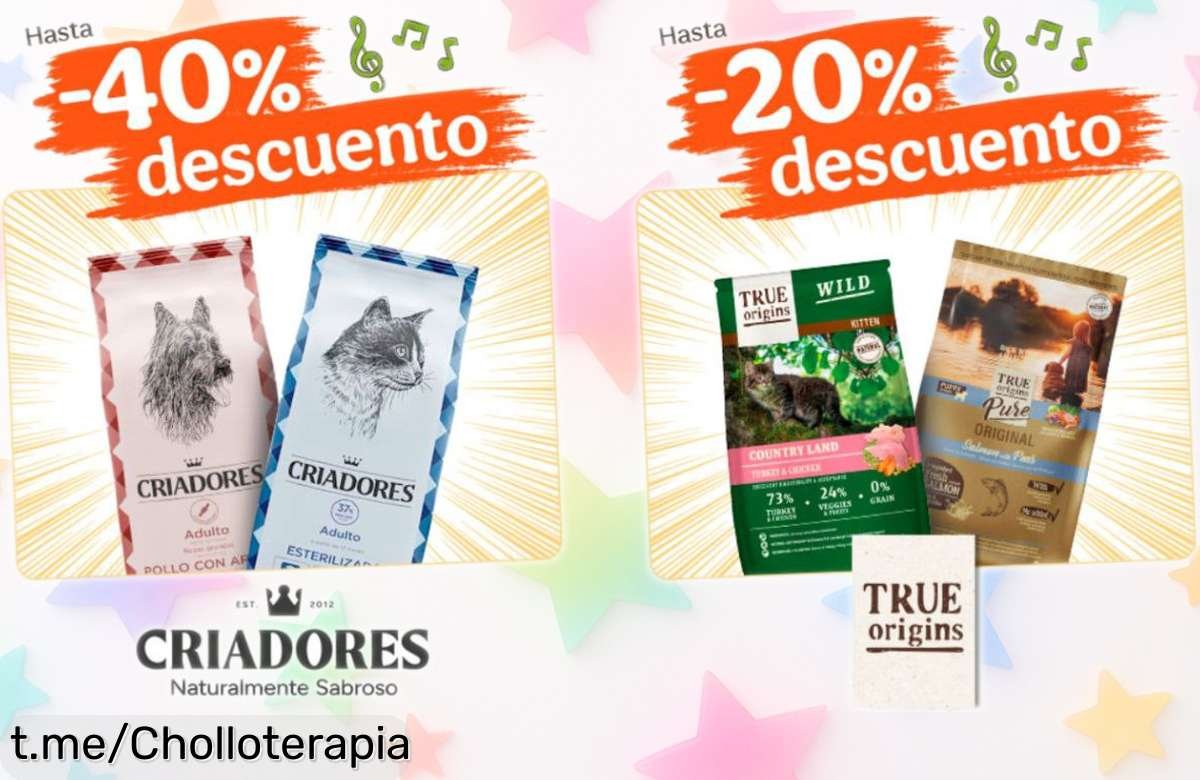 Alimentación para tu mascota con descuento brutal, un precio de ganga que no puedes dejar escapar. Consigue este super chollo y mima a tu peludo antes de que se acabe, ¡no te lo pierdas!