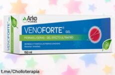 Alivio instantáneo para tus piernas cansadas con el gel Venoforte Arkopharma. Aprovecha este super chollo y siente la frescura antes de que se acabe, ¡tu bienestar te lo agradecerá!