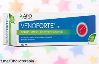Alivio instantáneo para tus piernas cansadas con el gel Venoforte Arkopharma. Aprovecha este super chollo y siente la frescura antes de que se acabe, ¡tu bienestar te lo agradecerá!