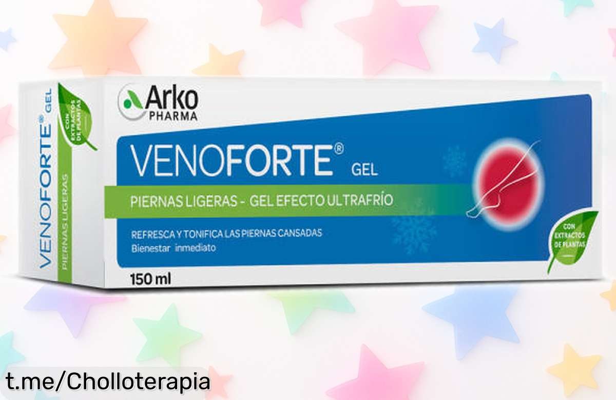 Alivio instantáneo para tus piernas cansadas con el gel Venoforte Arkopharma. Aprovecha este super chollo y siente la frescura antes de que se acabe, ¡tu bienestar te lo agradecerá!