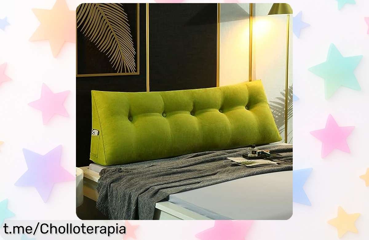 Almohada de cuña XIEMINLE con funda lavable en oferta: mejora tu postura y sorpréndete con un descanso increíble a precio rebajado por tiempo limitado, ¡no te la pierdas!