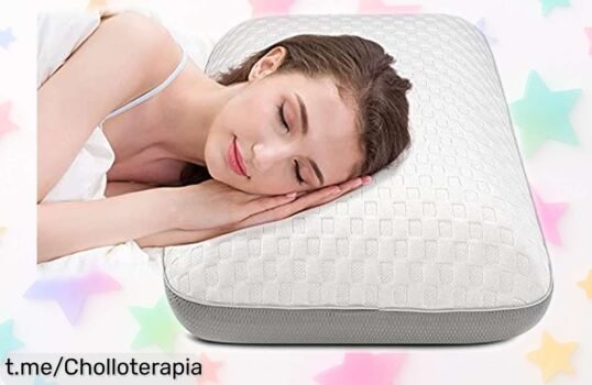 Almohada viscoelástica cervical Fityou con funda lavable ¡Super chollo para un descanso increíble! No te pierdas su precio rebajado, despierta renovado cada mañana.