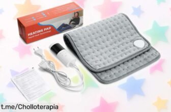 Almohadilla de calor eléctrico para cuello y espalda en oferta increíble: alivia el dolor mientras te mimas, ¡no dejes pasar esta oportunidad única de sentirte bien!
