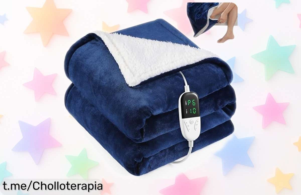 Almohadilla eléctrica lumbar con bolsillo para pies: el chollazo que calienta al instante y te abraza en invierno, ¡no dejes escapar esta oferta increíble!