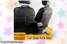 Almohadilla universal antipatadas con bolsillo para el coche: ¡super chollo a precio loco! Mantén todo ordenado y disfruta tus viajes sin líos, no dejes pasar esta oferta única.