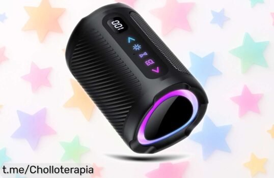 Altavoz Bluetooth portátil coioc negro mate: ¡Precio loco para que tu música suene sin líos y encienda la fiesta ya! No pierdas este ofertón único.