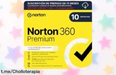 Antivirus Norton 360 Premium 2025 para 10 dispositivos a precio rebajado, protege tu familia y datos. ¡Aprovecha este chollo antes de que se acabe!