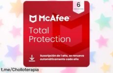 Antivirus total McAfee para 6 dispositivos con VPN y gestor de contraseñas a precio loco: ¡15 meses de tranquilidad por un super chollo que no puedes dejar escapar!