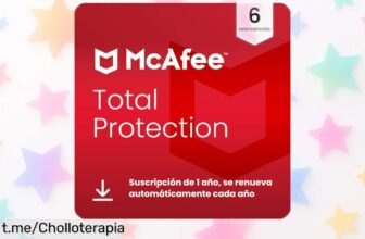 Antivirus total McAfee para 6 dispositivos con VPN y gestor de contraseñas a precio loco: ¡15 meses de tranquilidad por un super chollo que no puedes dejar escapar!