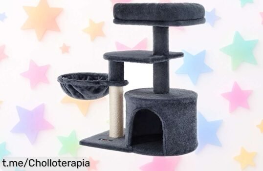 Arbolito para gatos Feandrea, el super chollo que hará sonreír a tu felino en cualquier rincón de casa – ¡aprovecha esta increíble rebaja y dale la felicidad que merece!