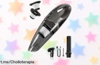 Aspirador de mano sin cable TANYO con succión brutal y batería de 20 min, ahora a un precio loco ¡No te pierdas este super chollo que facilitará tu limpieza diaria!