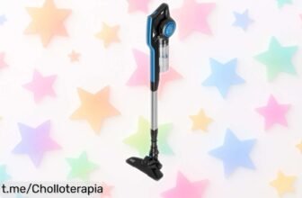 Aspirador escoba Black+Decker 600W, limpieza con potencia y ligereza a un precio rebajado que vuela. Dale brillo a tu hogar antes de que se acabe esta oferta limitada.