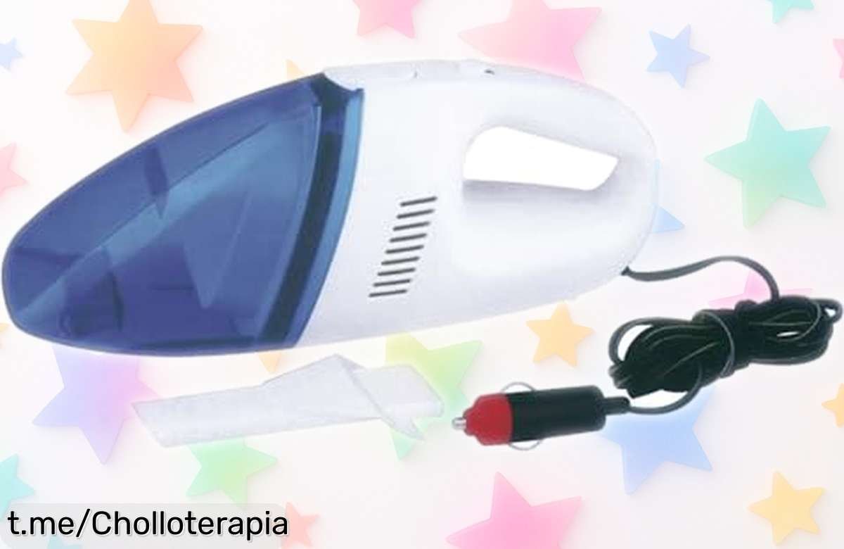 Aspirador portátil Krawehl: limpieza sin esfuerzo a precio rebajado, ¡aprovéchate de este super chollo y facilita tu vida ya mismo!