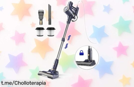 Aspiradora YISORA, potente y fácil de usar, ¡super chollo por tiempo limitado para que tu hogar brille como nunca! No dejes pasar esta oportunidad única.