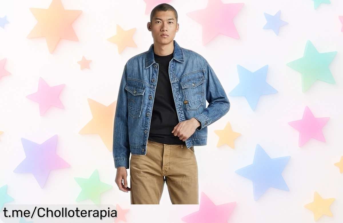 Atrévete a lucir esta chaqueta moderna GSTAR Dakota para hombre y deslumbra con estilo auténtico, ¡precio rebajado que vuela rápido!