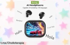 Auriculares Bluetooth HTC NE20 con traductor AI: ¡Ofertón a precio rebajado para disfrutar de sonido HD y comprender como nunca antes! Compra ahora y vive la experiencia.