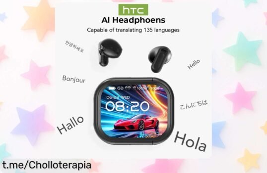 Auriculares Bluetooth HTC NE20 con traductor AI: ¡Ofertón a precio rebajado para disfrutar de sonido HD y comprender como nunca antes! Compra ahora y vive la experiencia.