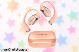 Auriculares deportivos inalámbricos BlitzRock Open Ear con sonido natural y 42h de autonomía, ¡aprovecha este ofertón que vuela, no lo dejes escapar!