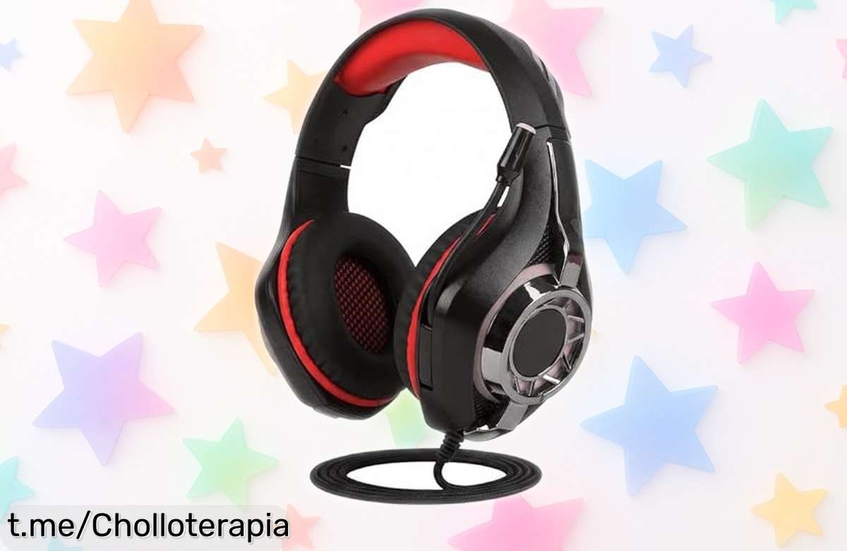 Auriculares gaming con sonido 3D y micrófono, ofertón que vuela: ¡mejora tu juego ya! Escucha cada detalle a un precio rebajado, aprovecha esta oportunidad antes de que desaparezca.