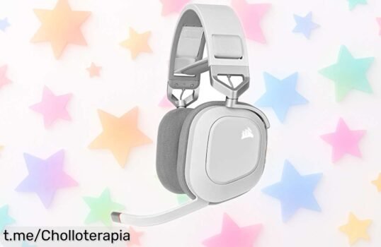 Auriculares inalámbricos Corsair HS80 con sonido Dolby Atmos a un precio loco, ¡no pierdas detalle! Solo quedan pocas unidades, apúrate y llévatelos ya para disfrutar cada partida.